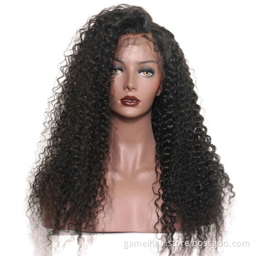 Unprocessed Vendor Human Hair 4x4 5x5 Full HD Lace Frontal Closure Wig Brazilian Virgin Human Hair Kinky Curly Lace Front Wig